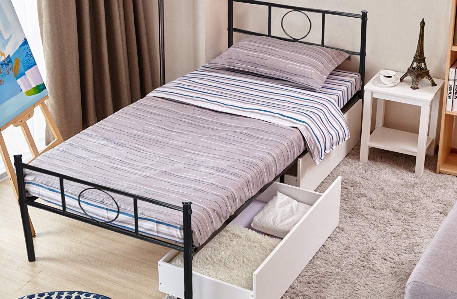 cheap bed frame for foam mattress